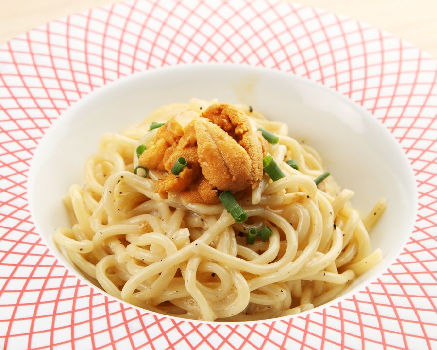 ウニのクリームパスタ