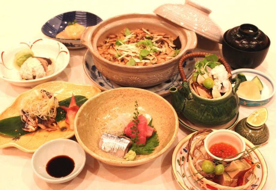 松茸と秋の味覚コース全九品