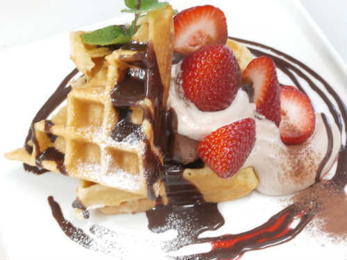 季節限定　ワッフル