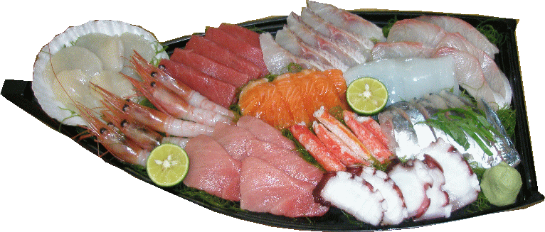 刺身盛り合わせ　舟盛り（５人前）（9,000円～）