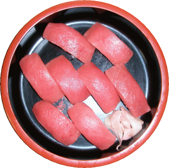 にぎり　まぐろ赤身（1,600円）