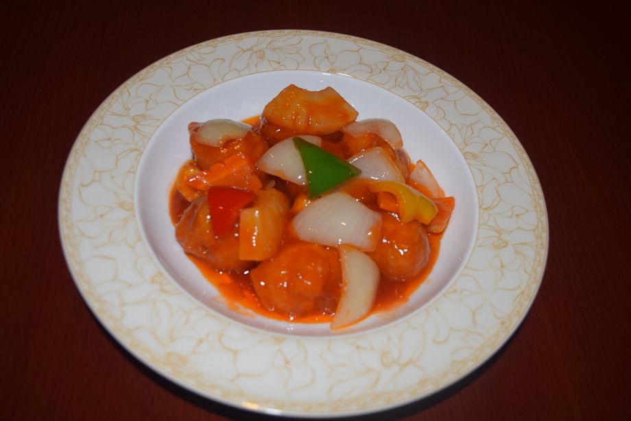 ケチャップ味の酢豚