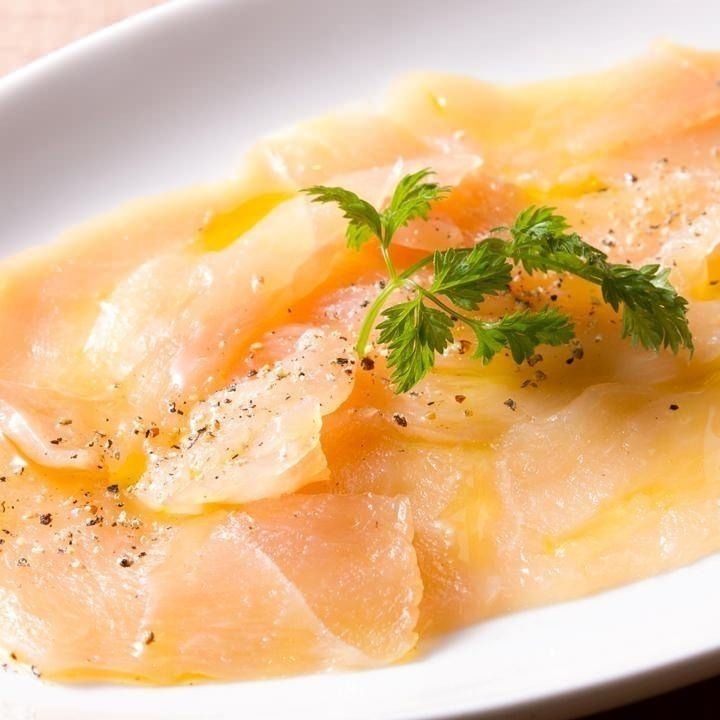 鶏ささみの生ハム（580円）