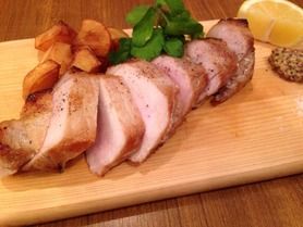 熟成豚ロースのステーキ