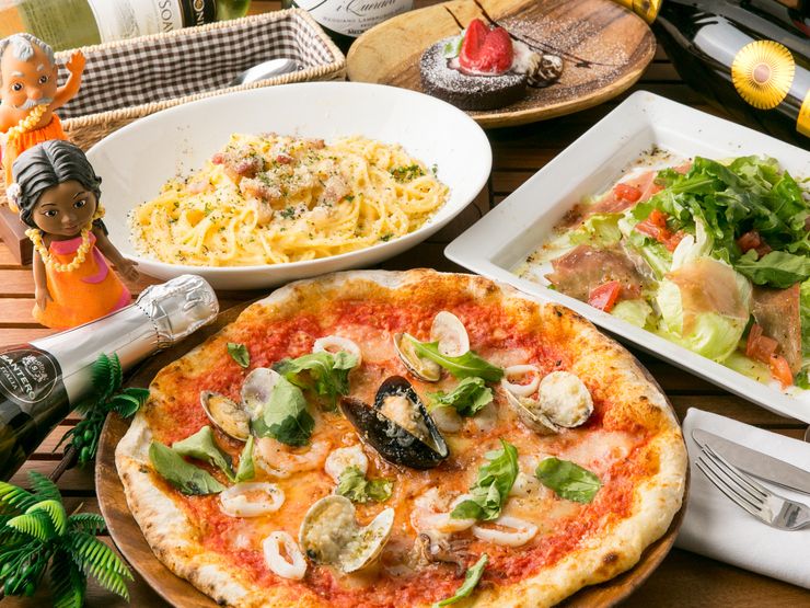 土日祝限定！【ランチコース】《薪窯ピッツア＆パスタのランチコース》\１４８０(税込)～♪