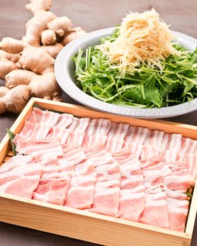 京水菜針生姜のハリハリ鍋