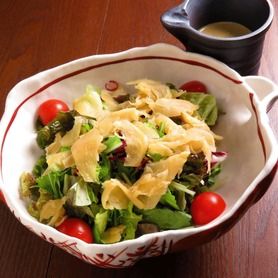すりおろし野菜ドレッシング生野菜サラダ