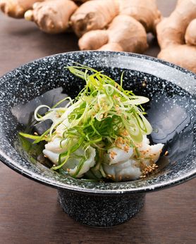 たこと九条葱の和え物