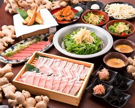 5500円⇒4500円☆金曜、土曜も3時間プレミアム飲み放題付き『生姜の日プラン 厳選10品』