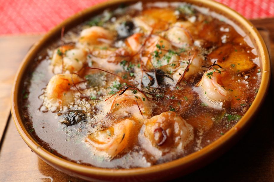 海老ときのこのアヒージョ（800円 （税抜））