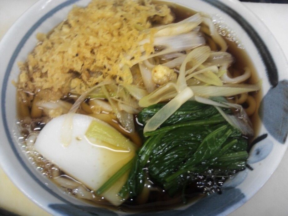 たぬきうどん（1020円）