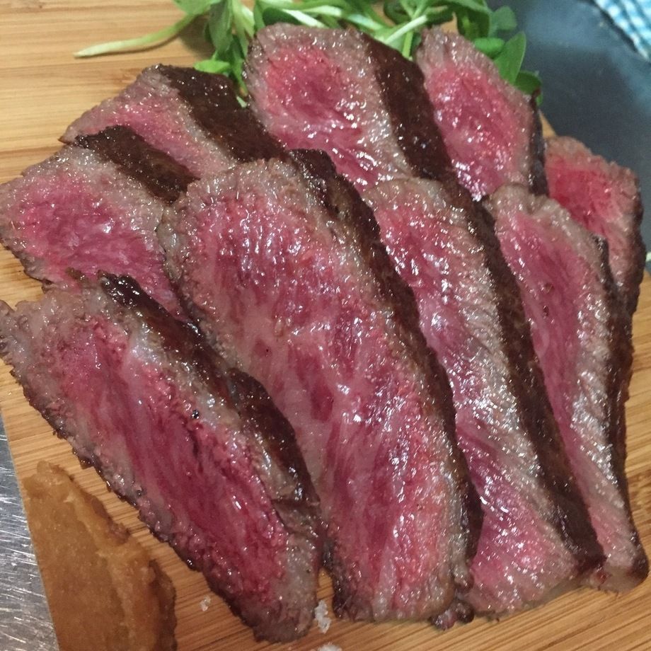 宮崎県産川島和牛のリブロースのグリル