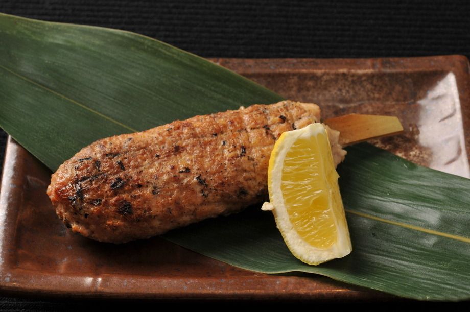 特選つくねの炭火焼き