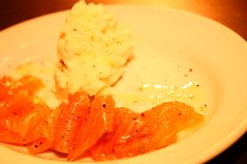 バル風サーモンマリネ