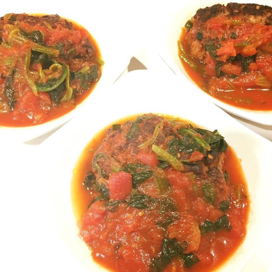 ハンバーグ トマト煮（500）