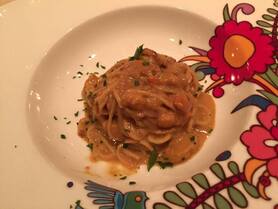 濃厚ウニ生地パスタ