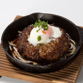 鉄板ハンバーグ＆エッグランチ