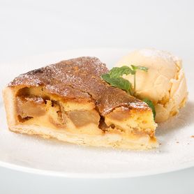 クランブルアップルパイ