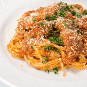 テキサスミートソースパスタ