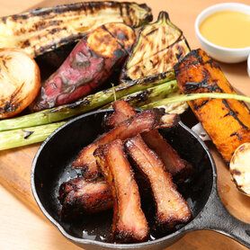 豚スペアリブBBQグリルコンボ