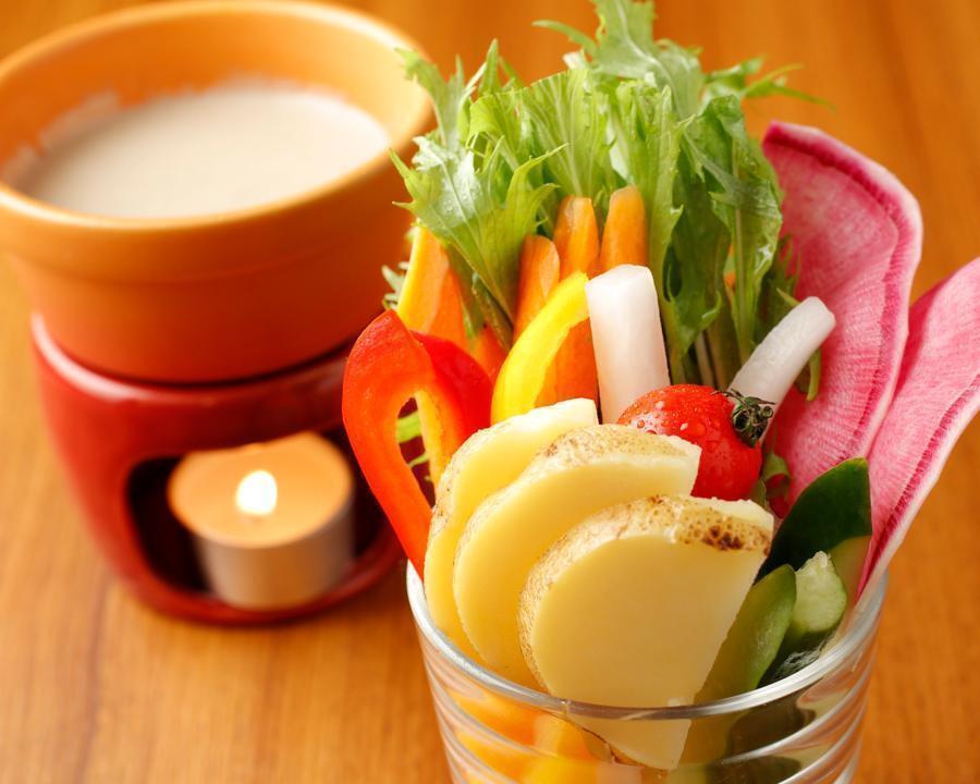 彩り野菜のバーニャカウダー