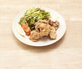 鶏のから揚げ定食