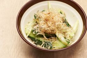 じゃことセロリのぽん酢和え