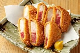 厚切りハムカツ串 (2個)