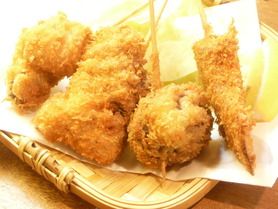 海鮮串揚げ4種盛