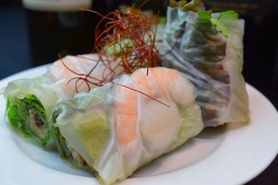 エビとホタテの生春巻き