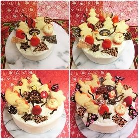 クリスマスホールデコレーションケーキのご予約承り中です(^^♪