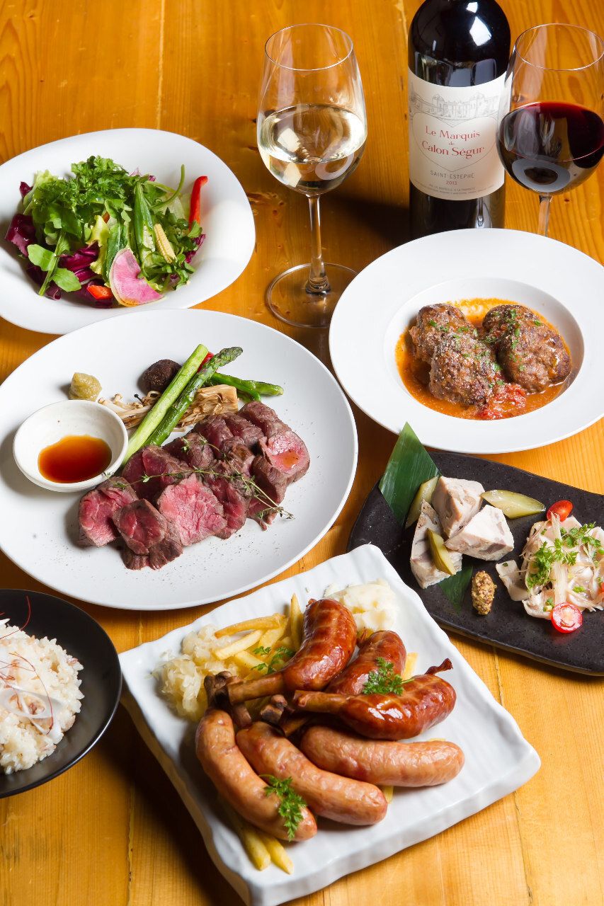 【2時間飲み放題】牛肉尽くしコース〈全8品〉6,000円