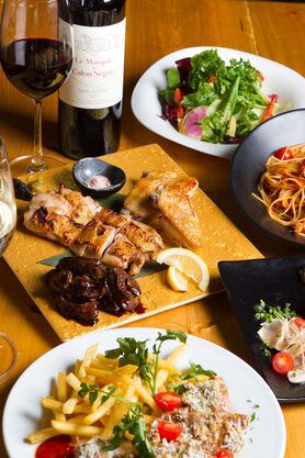 【2時間飲み放題】箸で食べる焼き鳥イタリアンコース〈6品〉4,200円(税込)