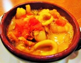 魚介たっぷり海老出汁香るブイヤベースアヒージョ