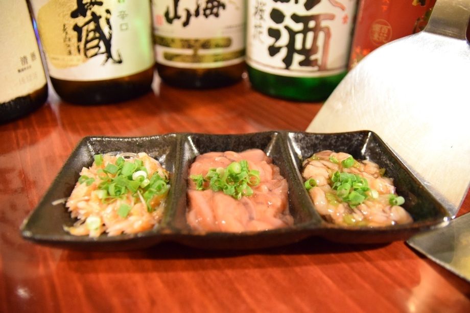 珍味3種盛り合わせ（¥650）