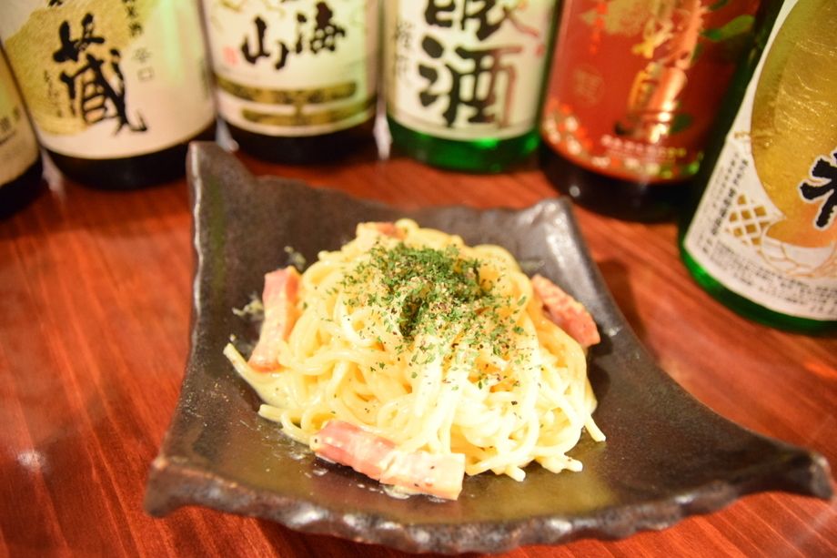 チャンポン麺のカルボナーラ（¥780）