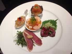 ご予約 フレンチコース オードヴル一例