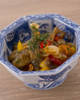 きびなごのしょうが南蛮