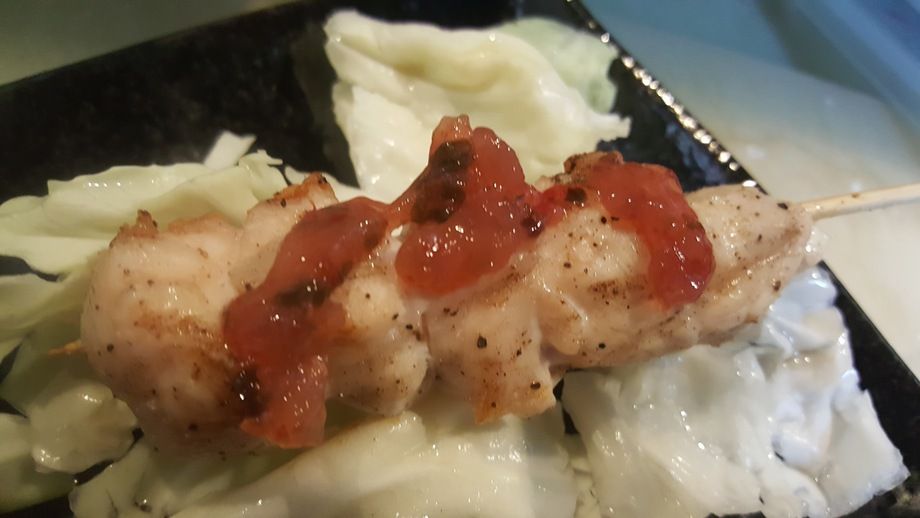 ささみ梅串焼き（¥180）