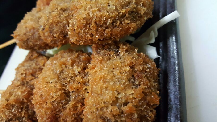 椎茸 串揚げ（¥150）