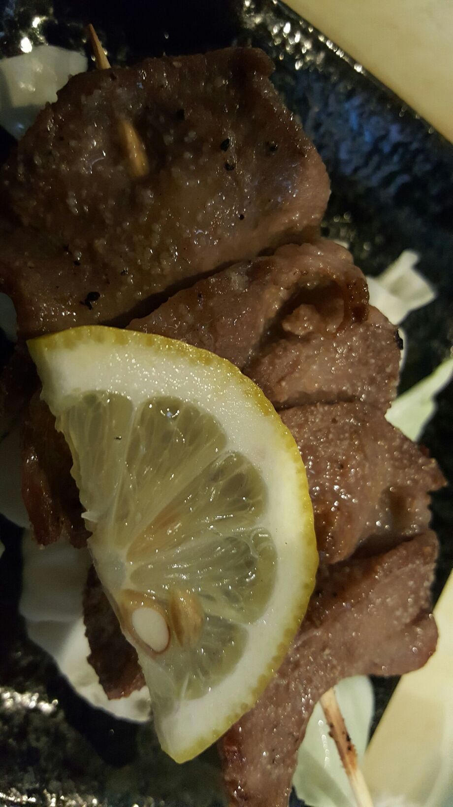 牛タン串（¥300）