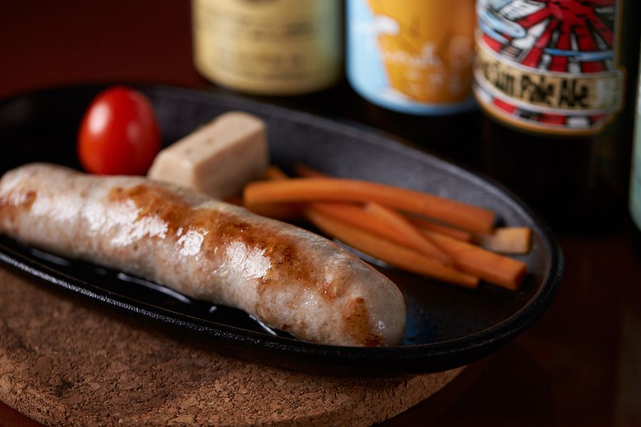 Grilledソーセージ　Beerピクルス添え