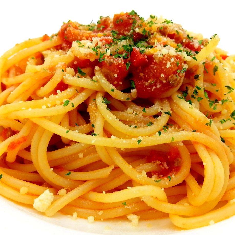 ミートソースパスタ（500円（税別））