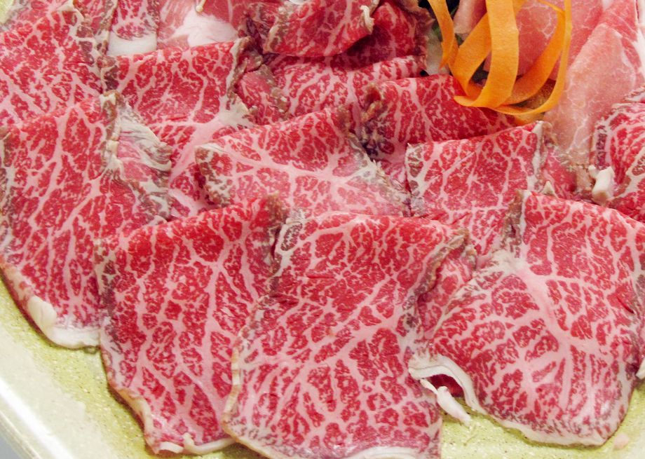 しゃぶしゃぶプラン　Ｂコース　秋田錦牛＆秋田豚（150ｇ　2,480円　　　200ｇ　2,980円）