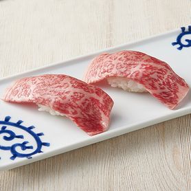 黒毛和牛炙りにぎり【2貫】