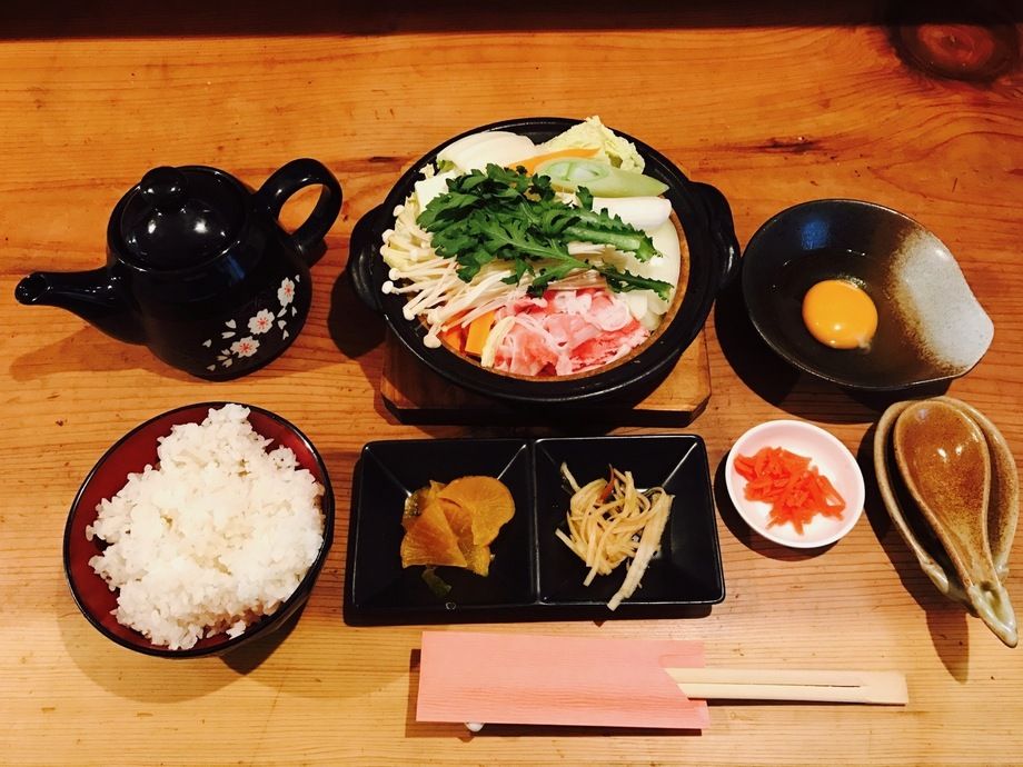 牛すき焼き定食（980）