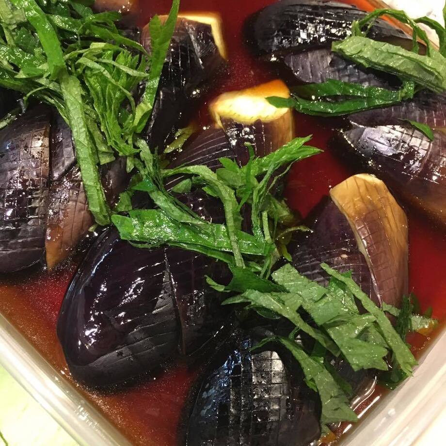 蒸しナスポンズ（300）