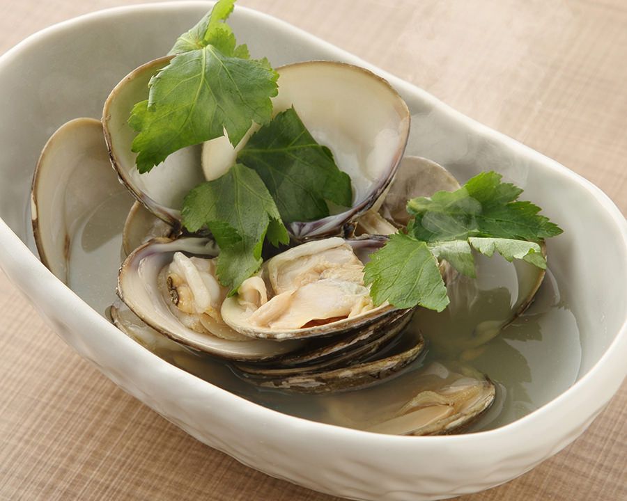 活はまぐりの酒蒸し