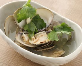 活はまぐりの酒蒸し
