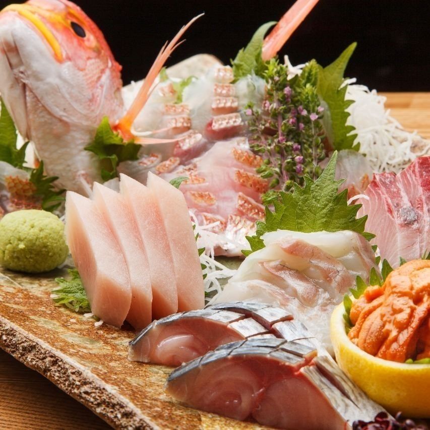 天然地魚盛合せ